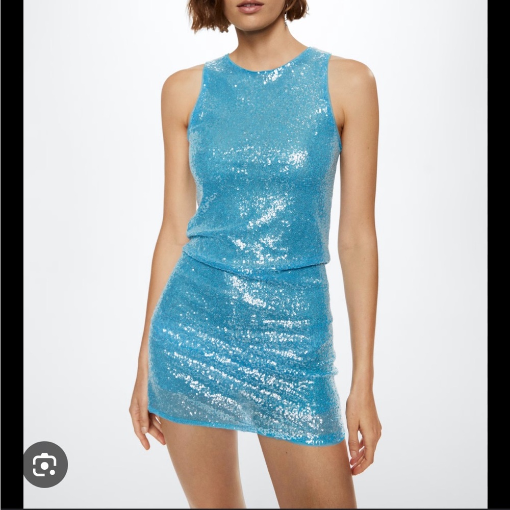 Mango sequin dress